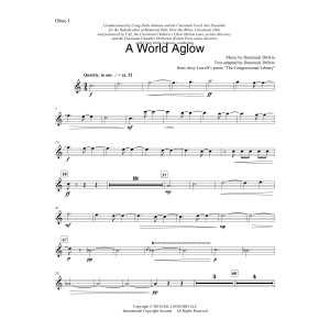 A World Aglow - Oboe 1