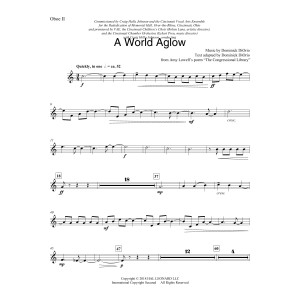 A World Aglow - Oboe 2