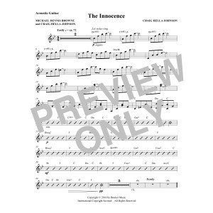 The Innocence (from Considering Matthew Shepard) - Guitar