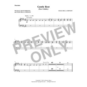 Gently Rest (Deer Lullaby) (from Considering Matthew Shepard) - Marimba