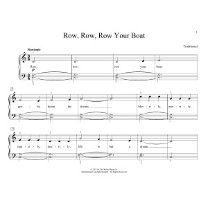 Row, Row, Row Your Boat (arr. Christopher Hussey)
