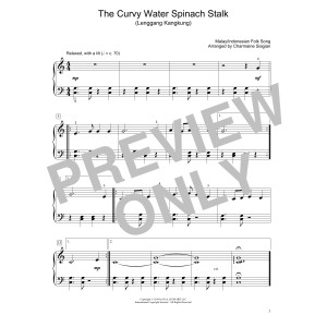 The Curvy Water Spinach Stalk (Lenggang Kangkung) (arr. Charmaine Siagian)