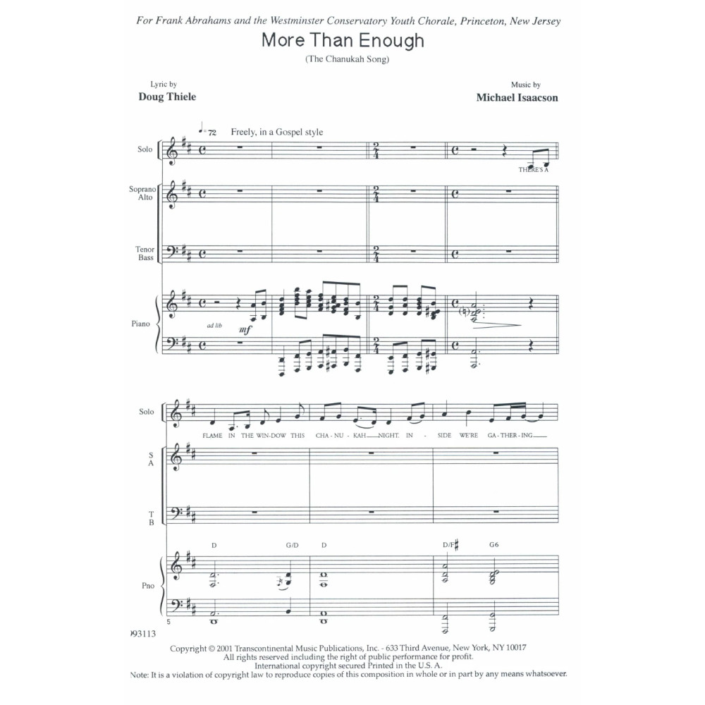 More Than Enough