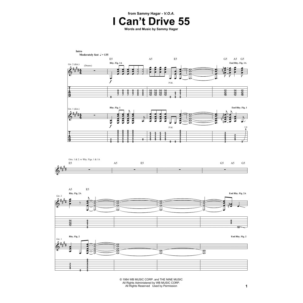 I Can't Drive 55