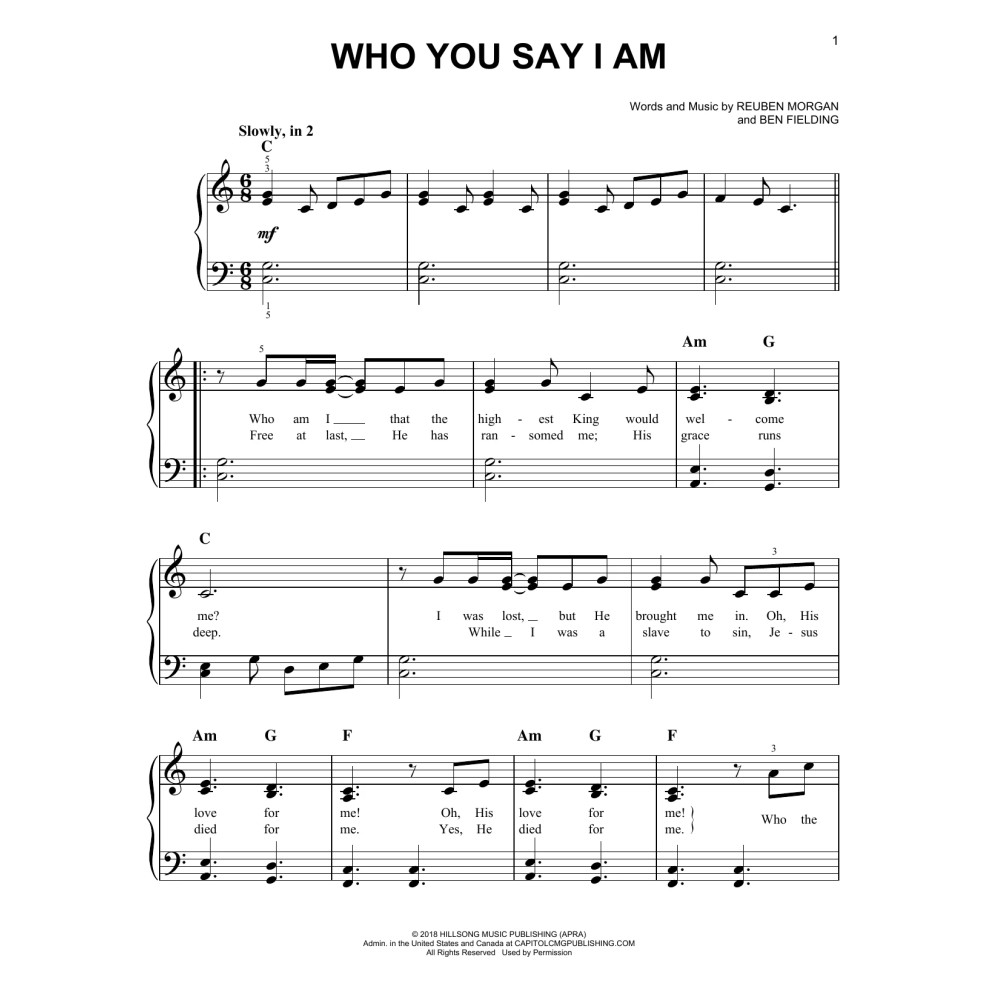 Who You Say I Am