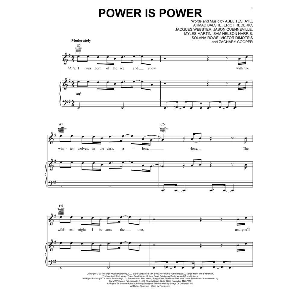 Power Is Power (from For the Throne: Music Inspired by Game of Thrones)