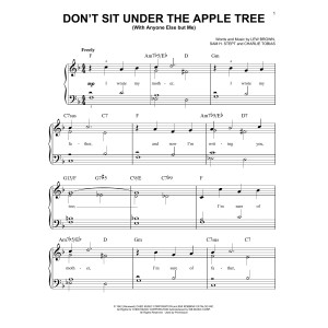 Don't Sit Under The Apple Tree (With Anyone Else But Me)