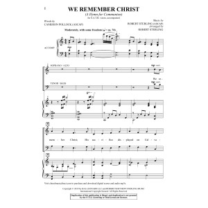 We Remember Christ (A Hymn For Communion)