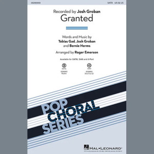 Granted (arr. Roger Emerson) - Synthesizer