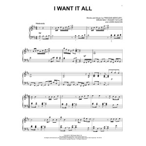 I Want It All