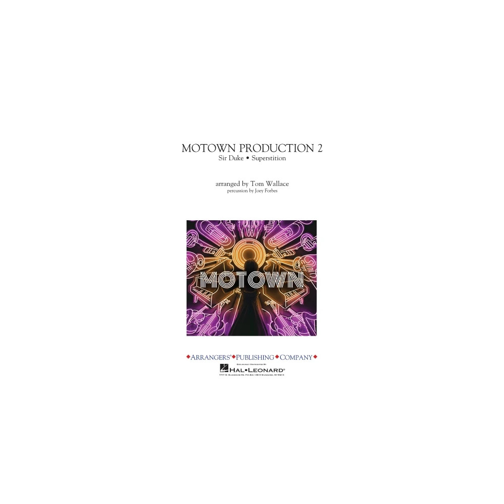 Motown Production 2 (arr. Tom Wallace) - Full Score