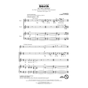 Circle Of Life (with Nants' Ingonyama) (from The Lion King) (Arr. Audrey Snyder)
