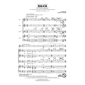 Circle Of Life (with Nants' Ingonyama) (from The Lion King) (Arr. Audrey Snyder)