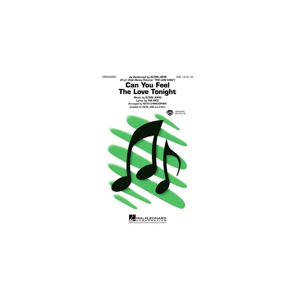Can You Feel The Love Tonight (from The Lion King) (arr. Keith Christopher)