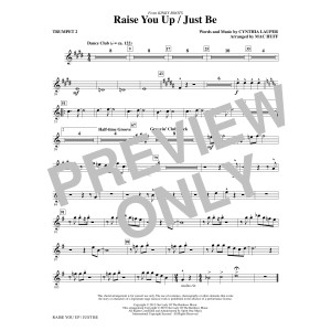 Raise You Up/Just Be (from Kinky Boots) (arr. Mac Huff) - Trumpet 2