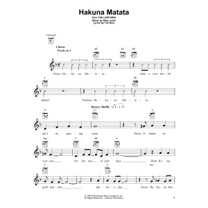 Hakuna Matata (from The Lion King)