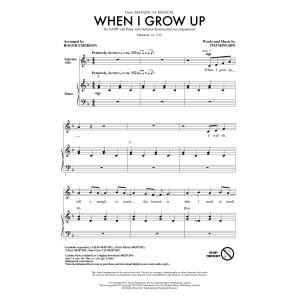 When I Grow Up (from Matilda: The Musical) (arr. Roger Emerson)