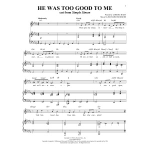 He Was Too Good To Me