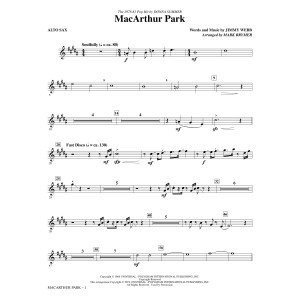 MacArthur Park (arr. Mark Brymer) - Alto Sax