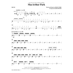 MacArthur Park (arr. Mark Brymer) - Drums