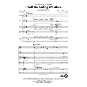 I Will Go Sailing No More (from Toy Story) (arr. Philip Lawson)