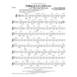 Falling In Love With Love (with This Can't Be) (arr. Kirby Shaw) - Guitar