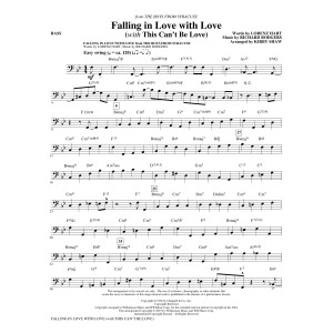 Falling In Love With Love (with This Can't Be) (arr. Kirby Shaw) - Bass