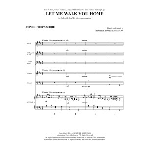 Let Me Walk You Home - Full Score