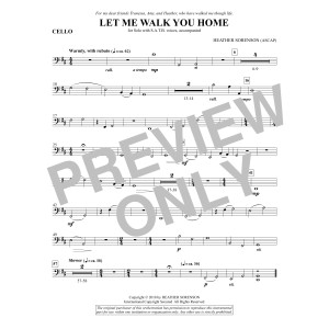 Let Me Walk You Home - Cello