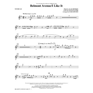Belmont Avenue/I Like It (from A Bronx Tale) (arr. Mark Brymer) - Tenor Sax