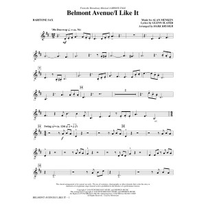 Belmont Avenue/I Like It (from A Bronx Tale) (arr. Mark Brymer) - Baritone Sax