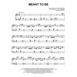Meant To Be (feat. Florida Georgia Line)
