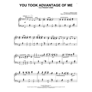 You Took Advantage Of Me