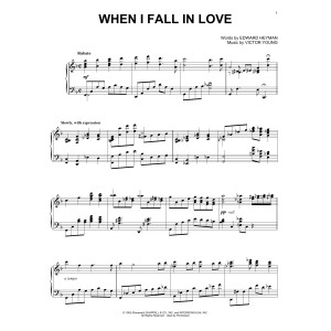 When I Fall In Love [Jazz version] (arr. Brent Edstrom)