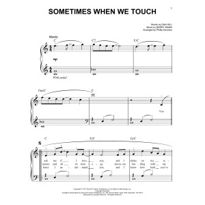 Sometimes When We Touch (arr. Phillip Keveren)