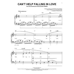 Can't Help Falling In Love (arr. Phillip Keveren)