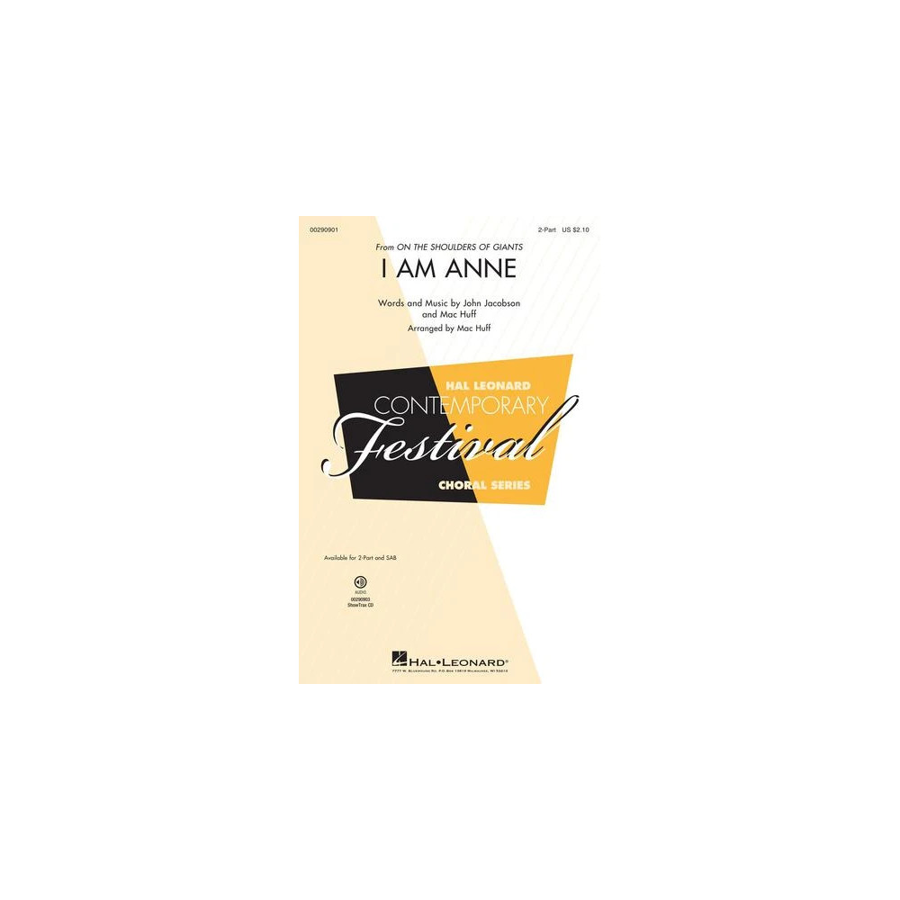 I Am Anne (from On The Shoulders Of Giants) (arr. Mac Huff)