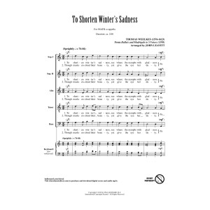 To Shorten Winter's Sadness (arr. John Leavitt)