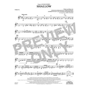 Shallow (from A Star Is Born) (arr. Larry Moore) - Violin 2