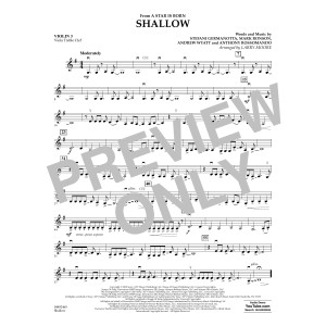 Shallow (from A Star Is Born) (arr. Larry Moore) - Violin 3 (Viola Treble Clef)