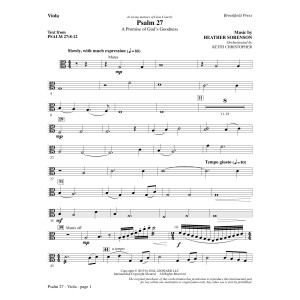 Psalm 27 - Viola