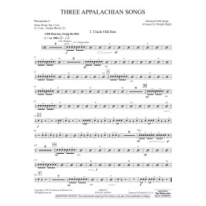 Three Appalachian Songs - Percussion 2