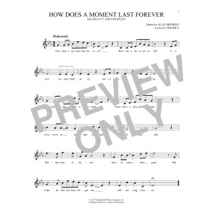How Does A Moment Last Forever (from Beauty and the Beast)