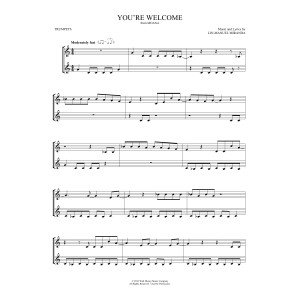 You're Welcome (from Moana) (arr. Mark Phillips)