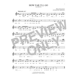 How Far I'll Go (from Moana)