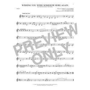 Wishing You Were Somehow Here Again (from The Phantom Of The Opera)