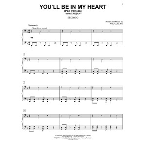 You'll Be In My Heart (Pop Version) (from Tarzan)