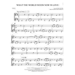 What The World Needs Now Is Love