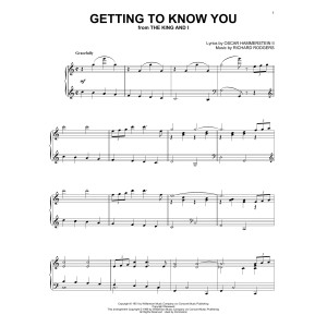 Getting To Know You
