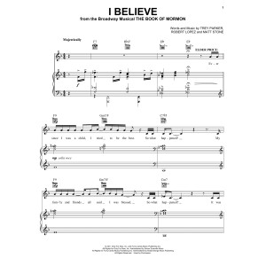 I Believe (from The Book of Mormon)